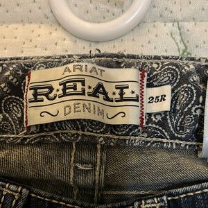 Ariat Real Denim Jeans with Paisley Detail